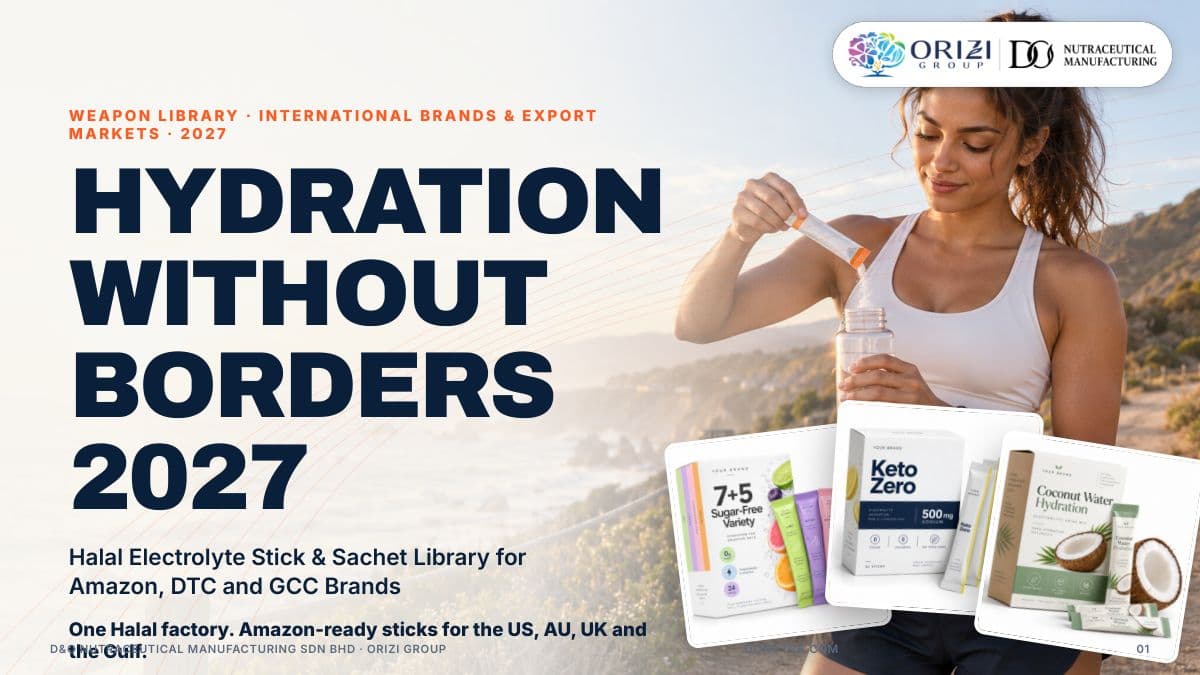 HYDRATION WITHOUT BORDERS 2027 — private-label electrolyte weapon library for International export brands