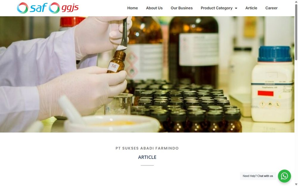 PT Sukses Abadi Farmindo herbal maklon contract manufacturing site